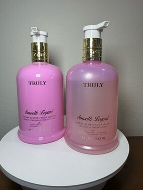 TRULY Smooth Legend Hydra-Renew Body Wash & Lotion Set - Pink Luxe Duo 15oz